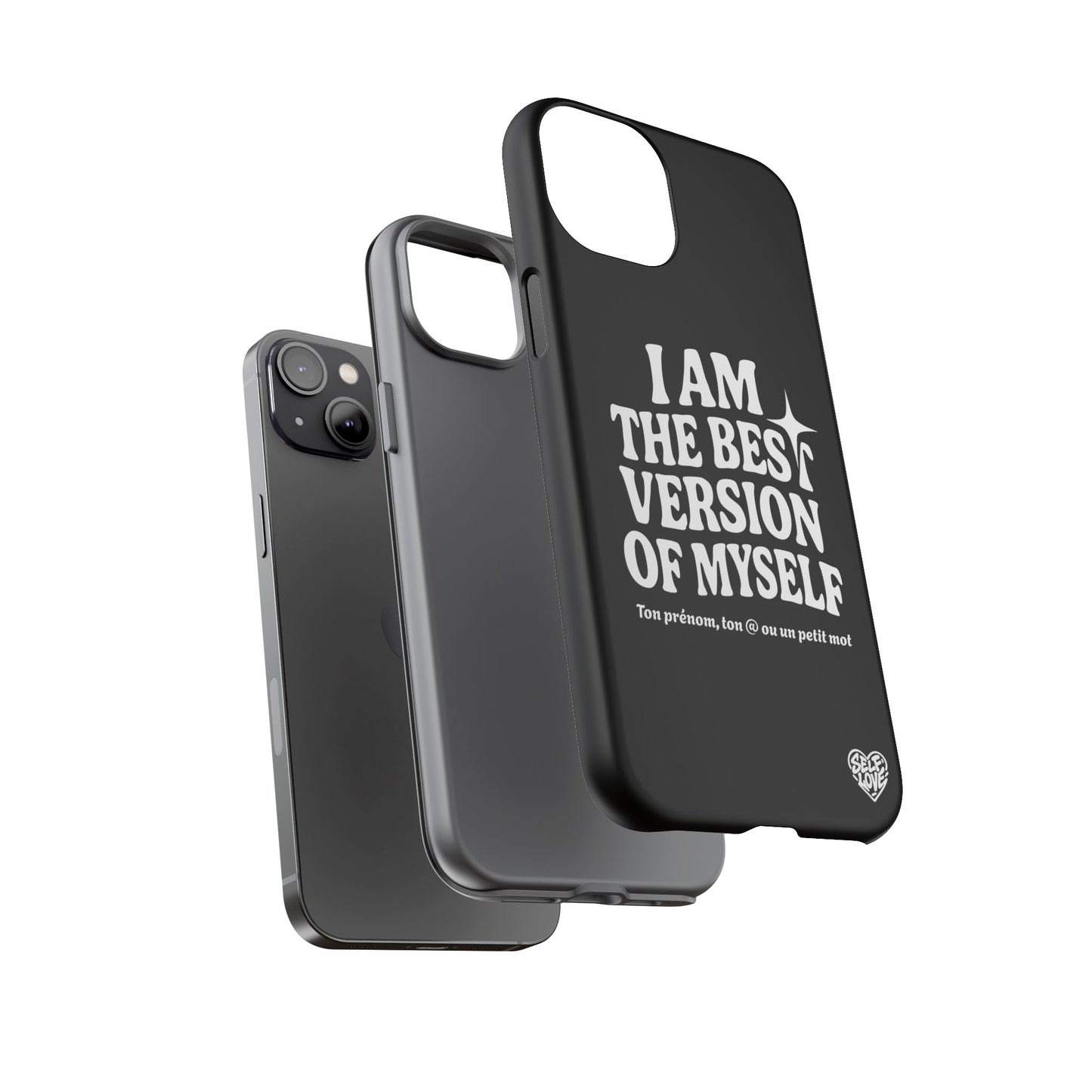 I Am The Best Version Of Myself - Coque iPhone (noir)