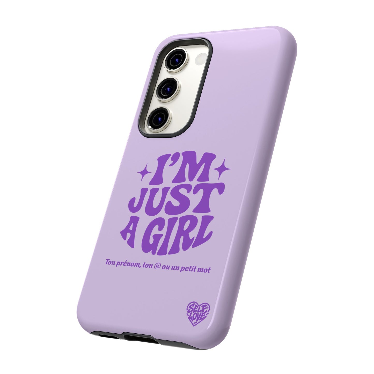 Im Just A Girl - Coque Samsung (violet)
