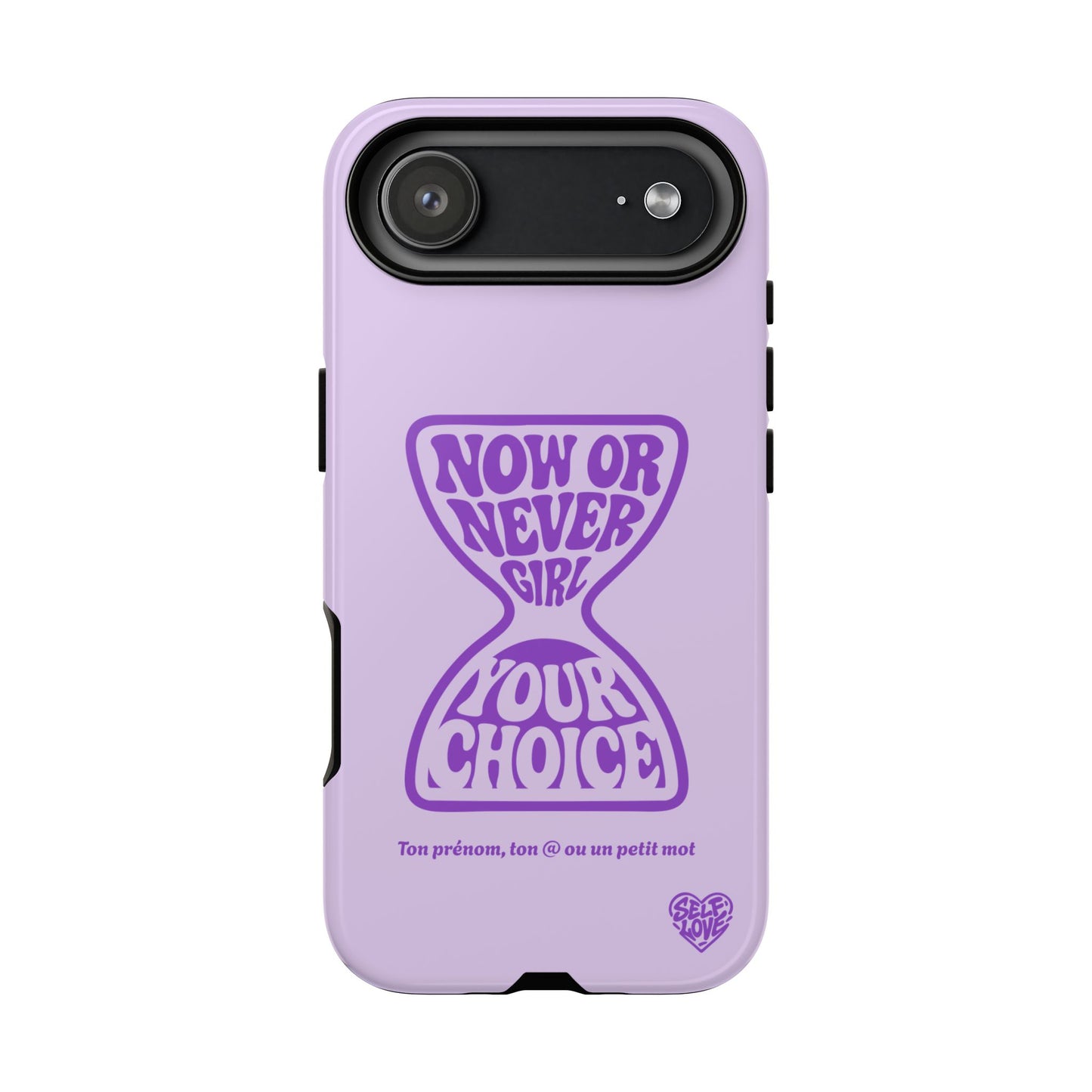 Now Or Never Girl - Coque iPhone (violet)