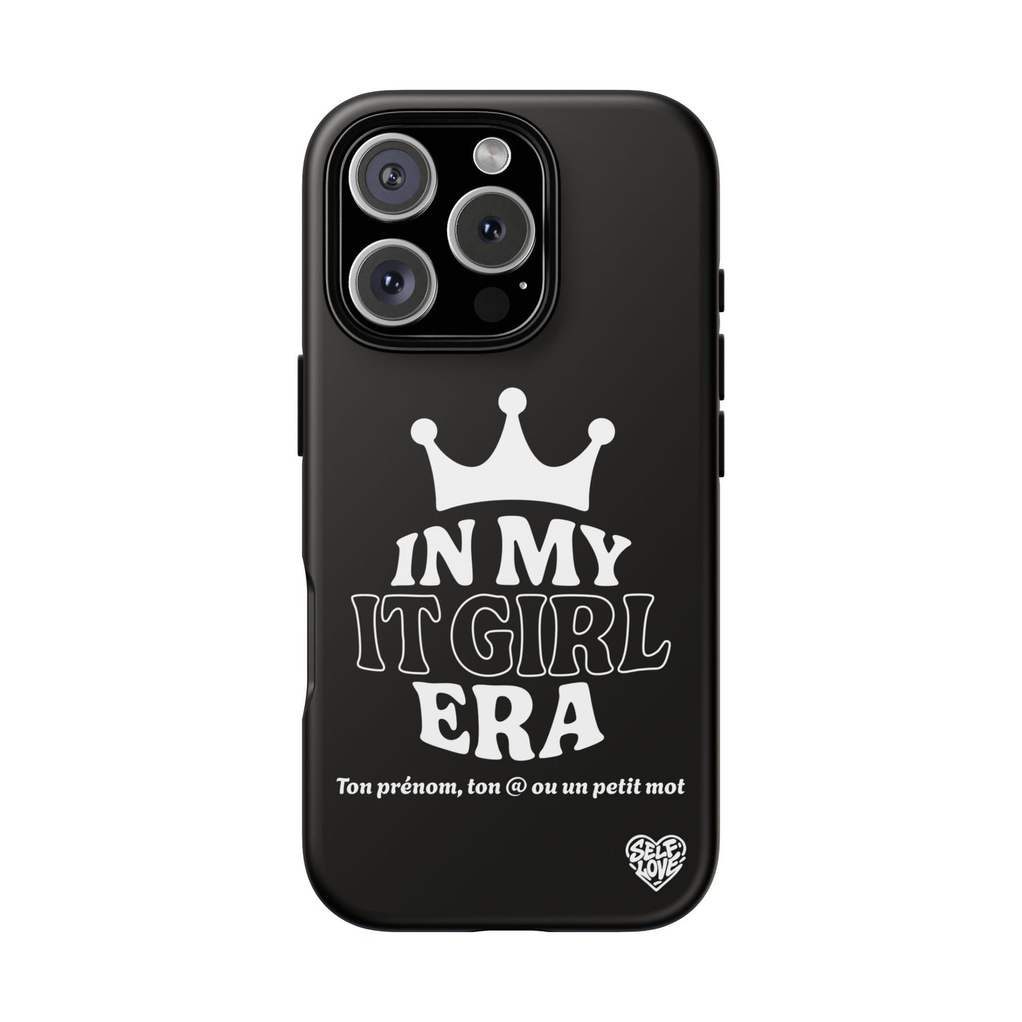 In My It Girl Era - Coque iPhone (noir)