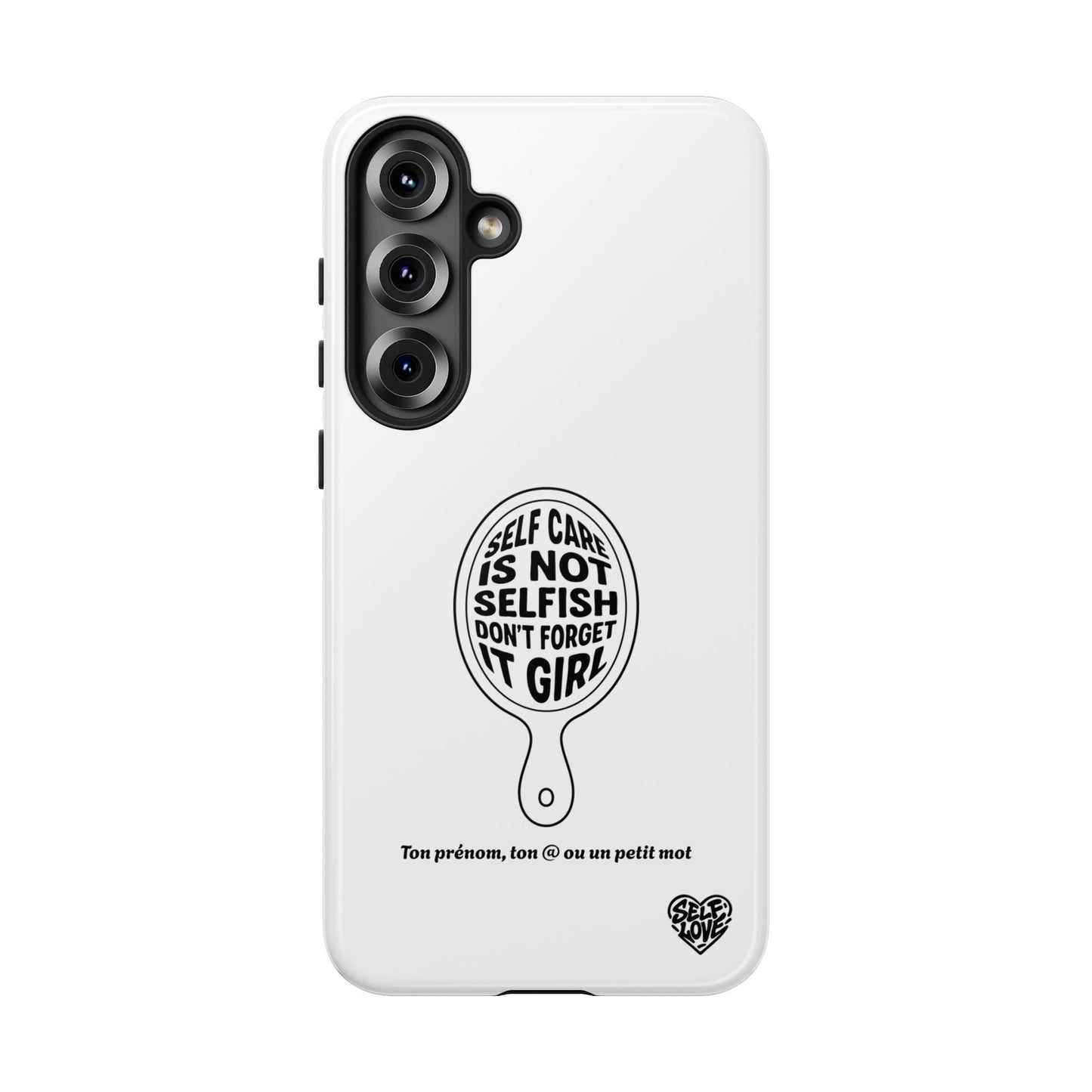 Self Care - Coque Samsung (blanc)