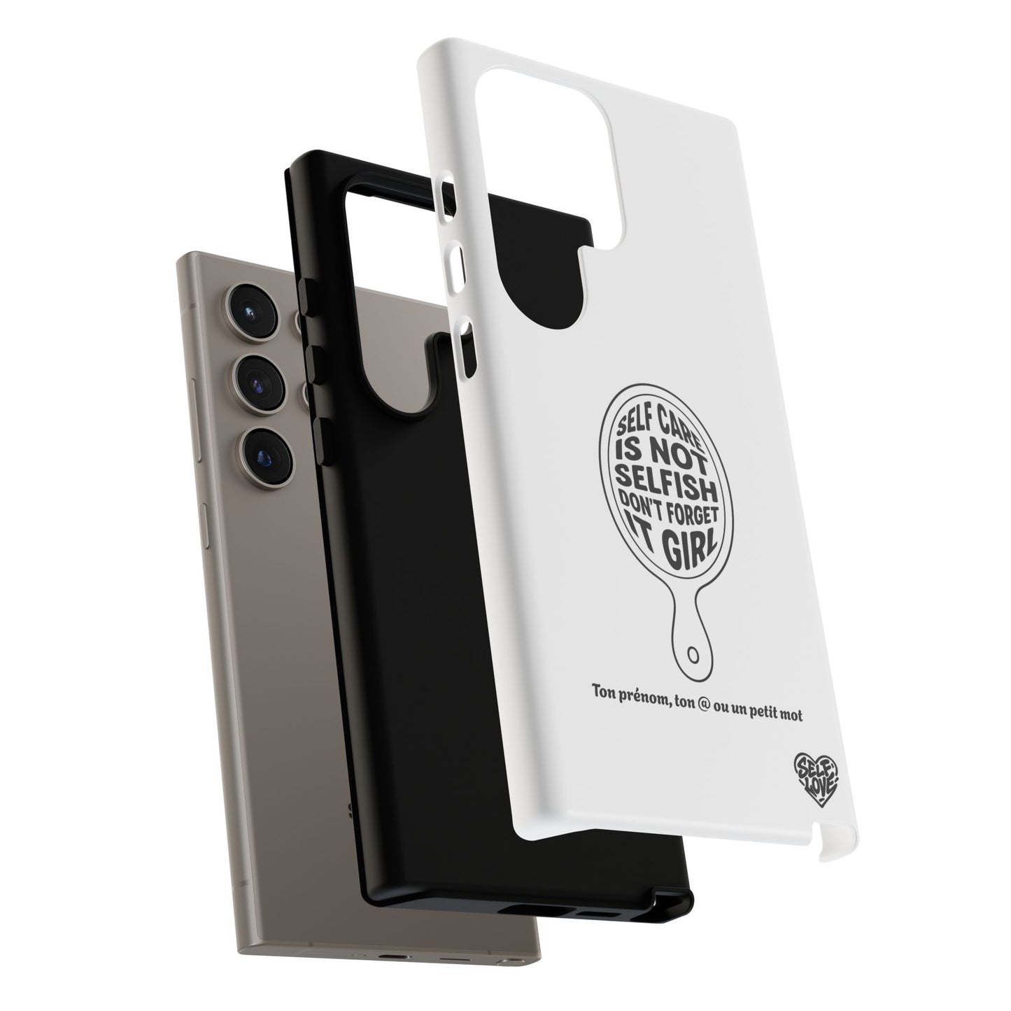 Self Care - Coque Samsung (blanc)