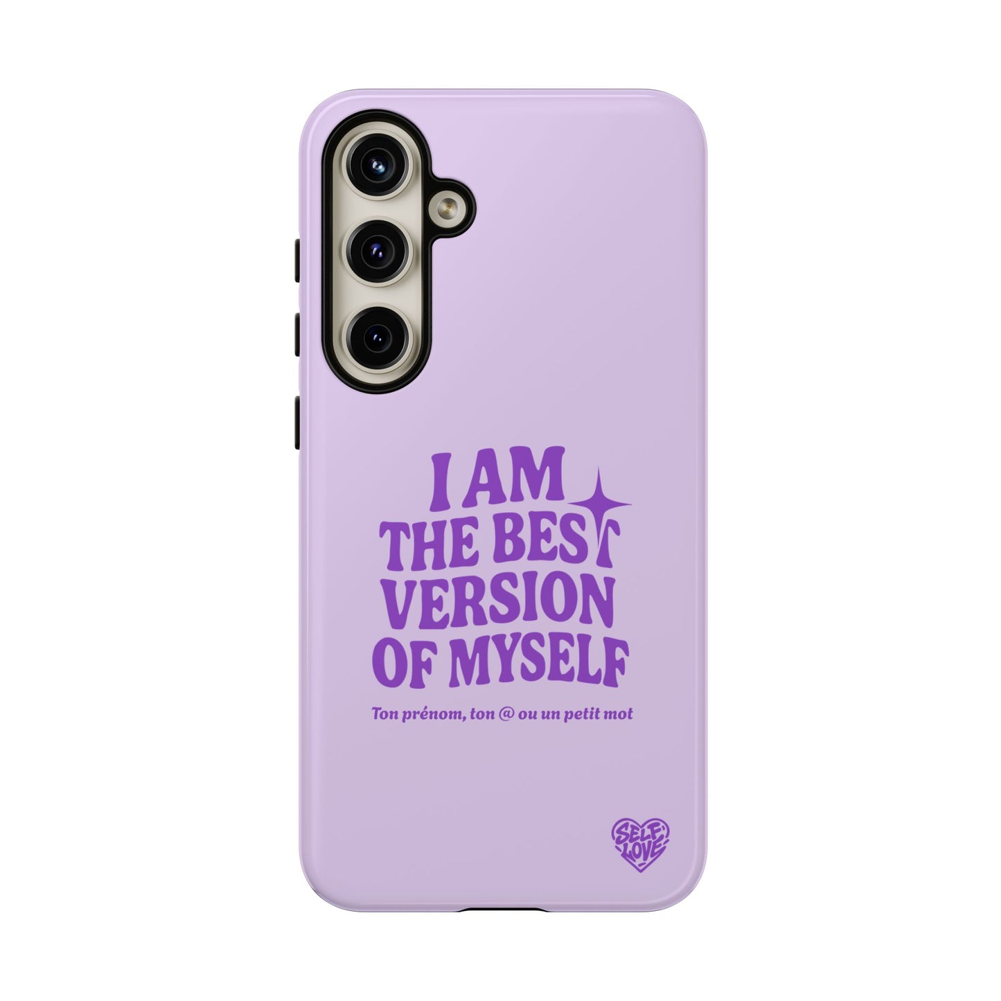 I Am The Best Version Of Myself - Coque Samsung (violet)