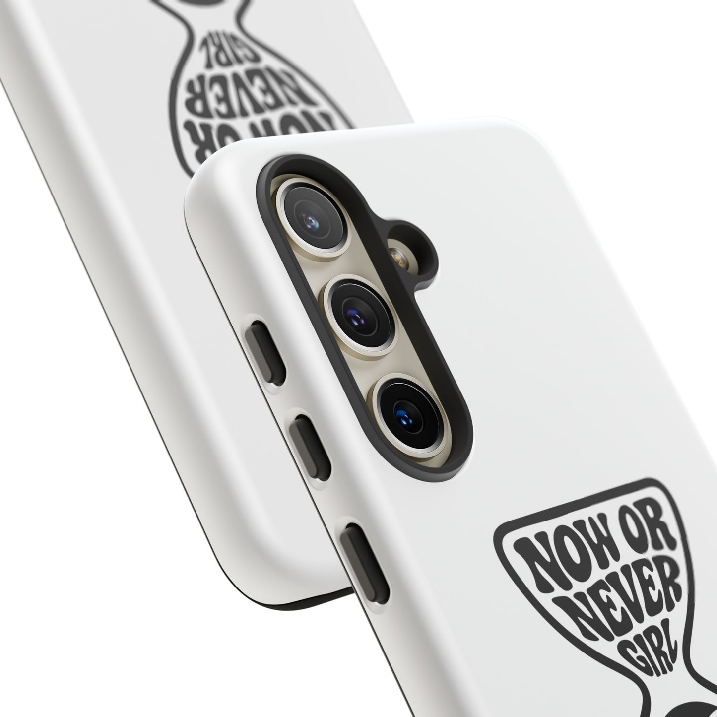 Now Or Never Girl - Coque Samsung (blanc)
