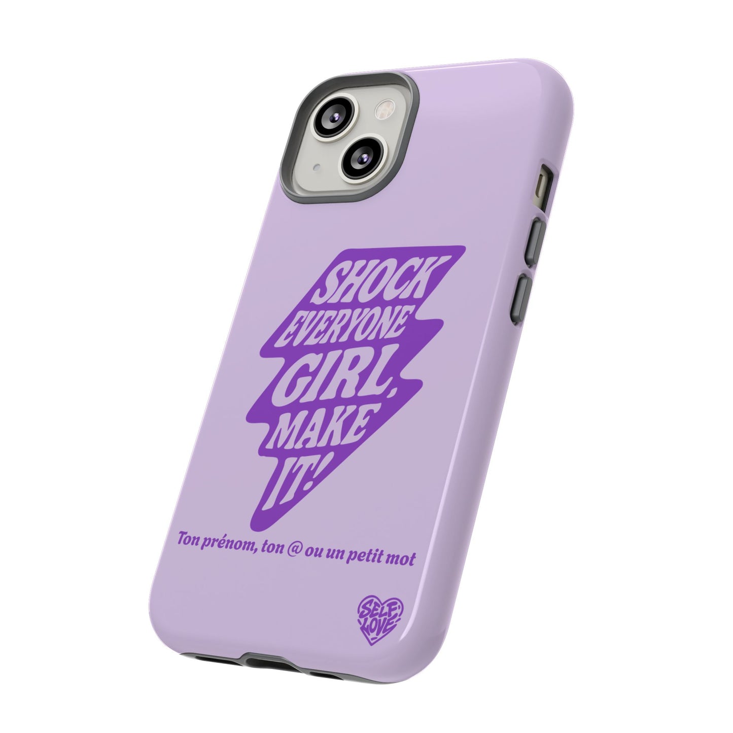 Shock Everyone - Coque iPhone (violet)
