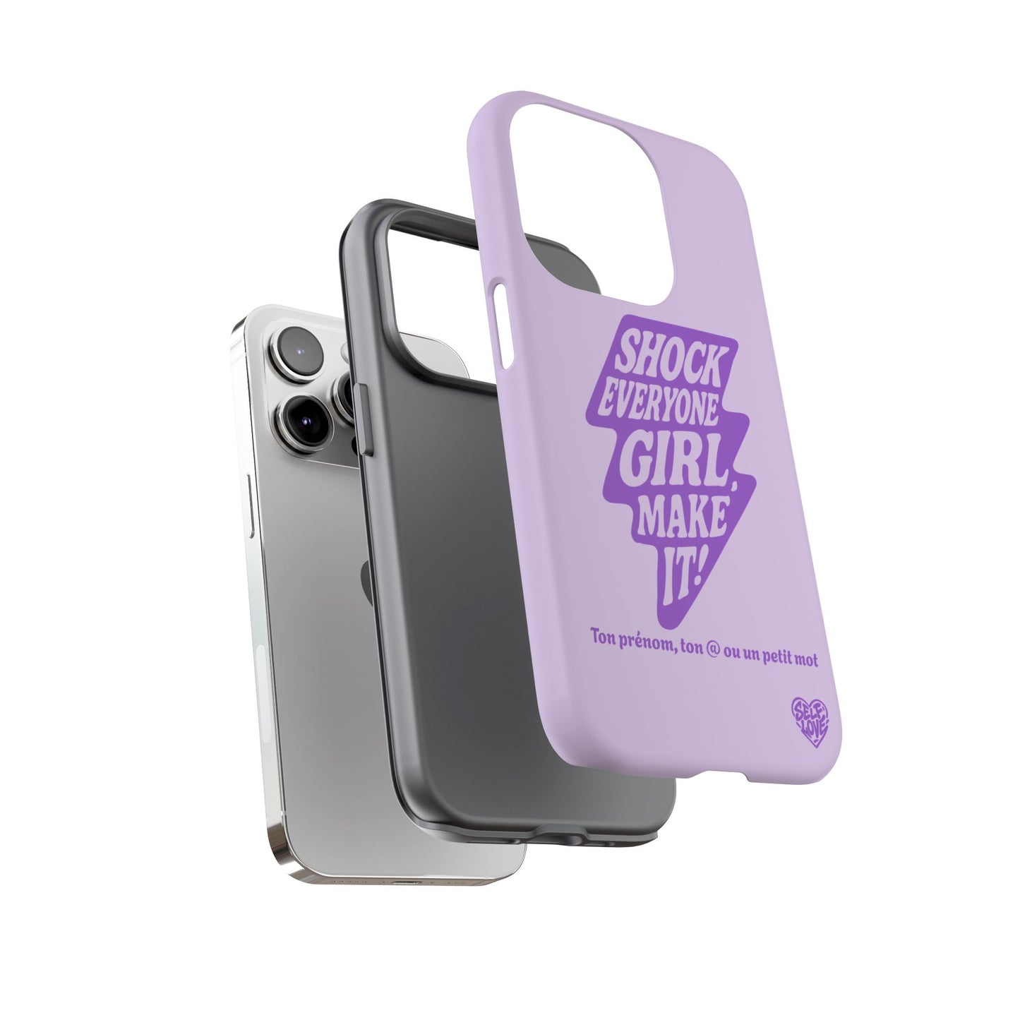 Shock Everyone - Coque iPhone (violet)