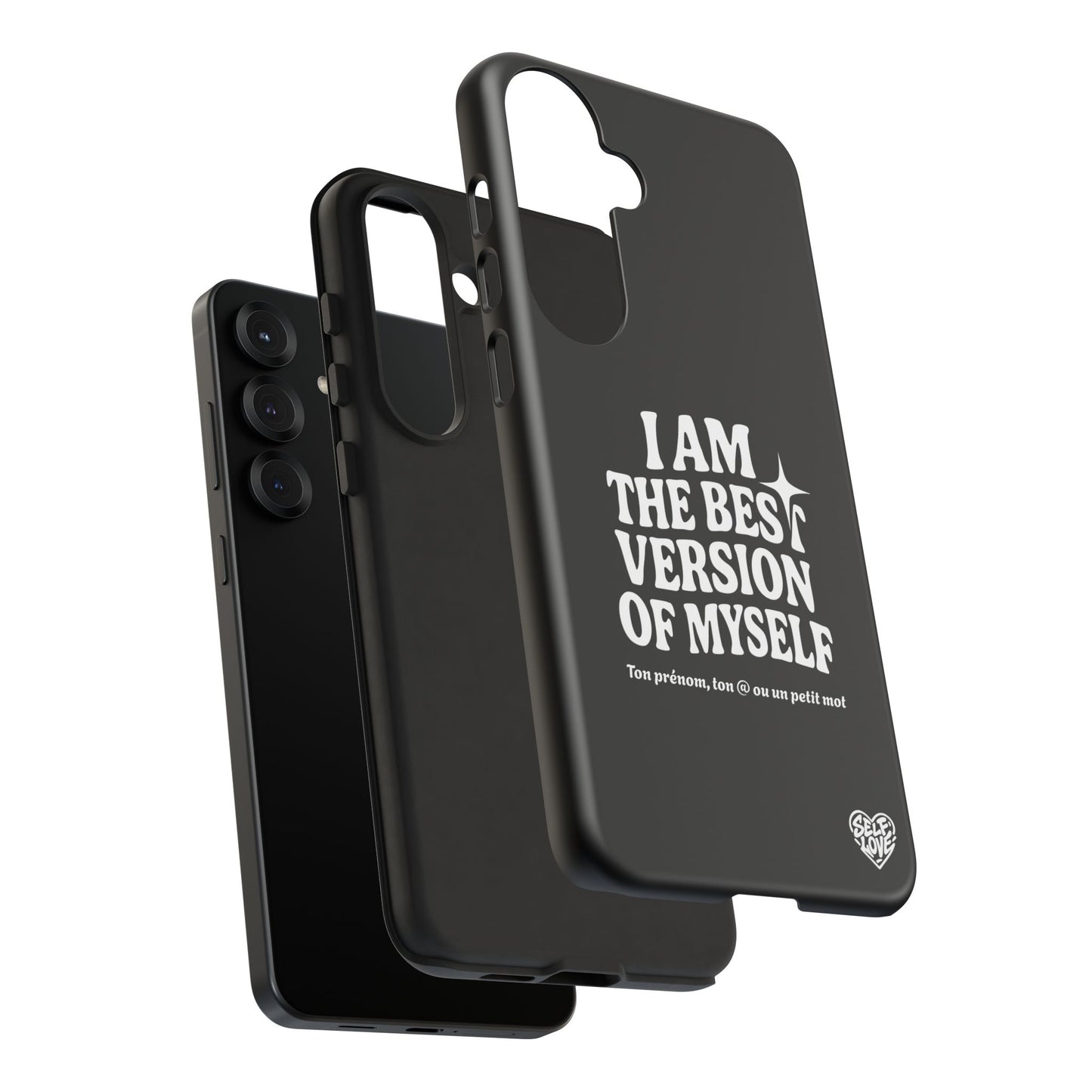 I Am The Best Version Of Myself - Coque Samsung (noir)