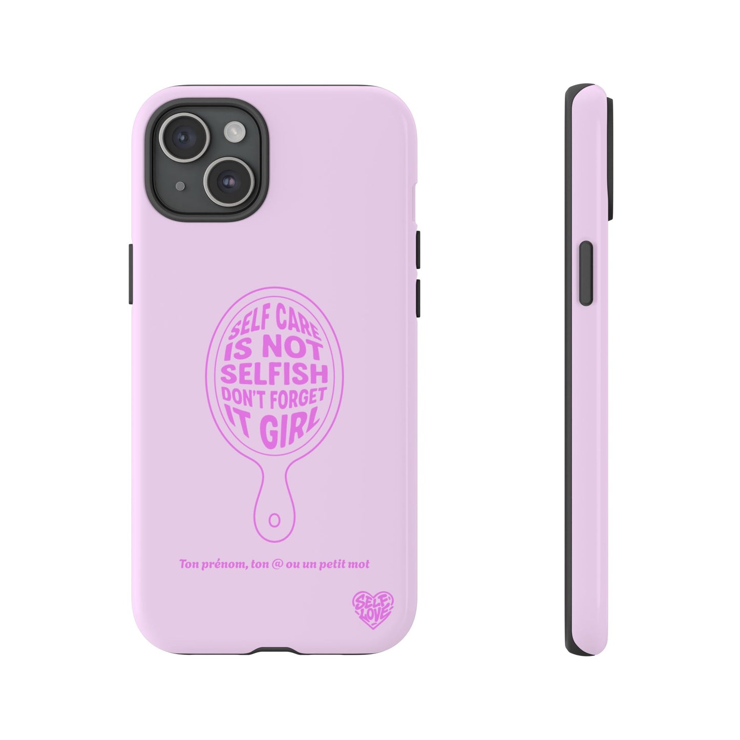 Self Care - Coque iPhone (rose)