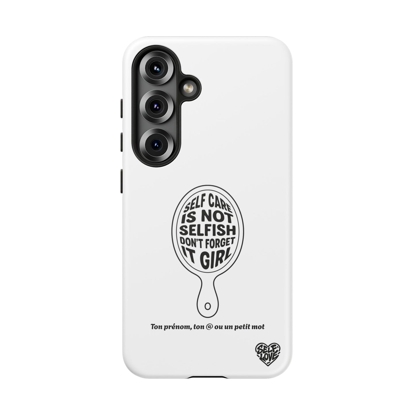 Self Care - Coque Samsung (blanc)