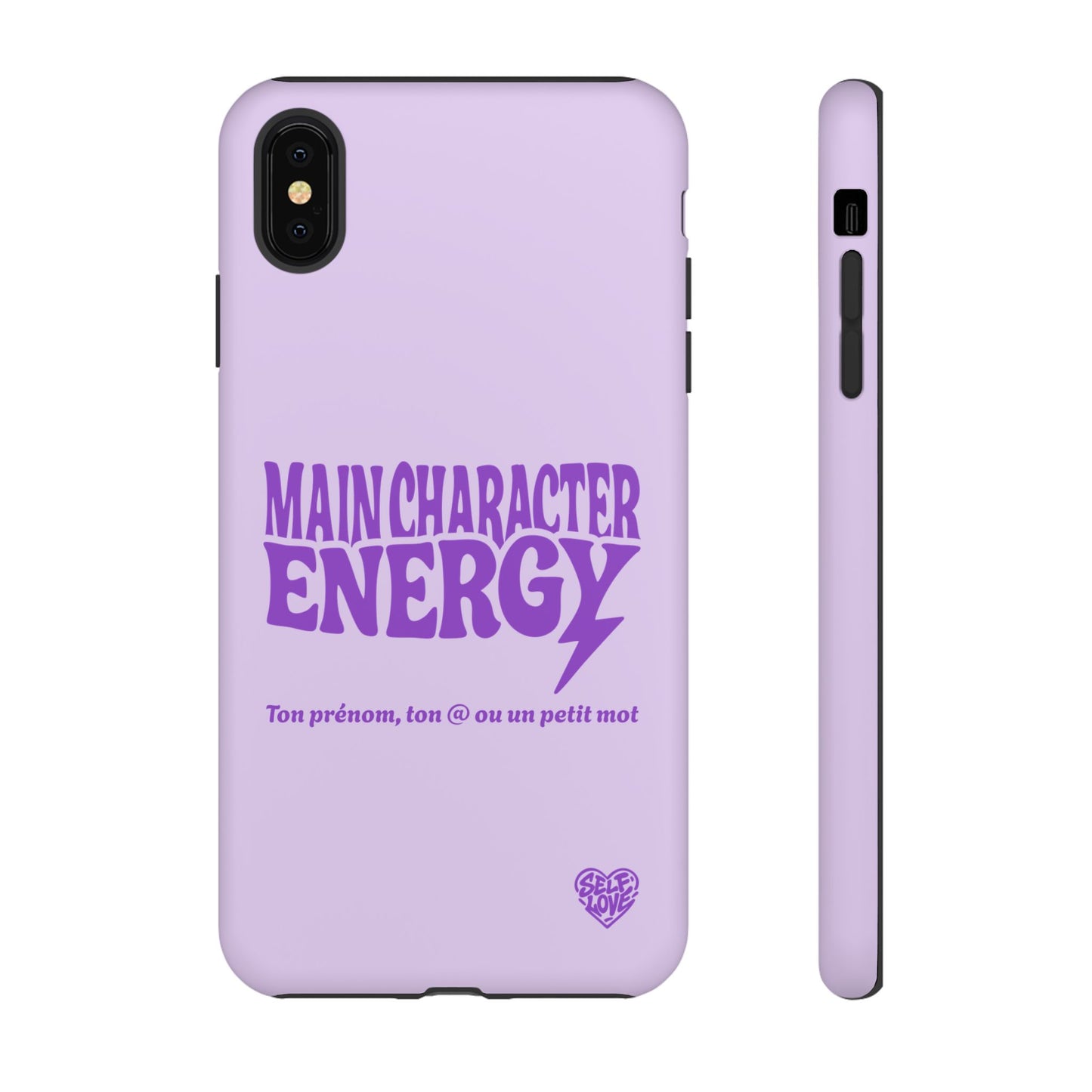 Main Character Energy - Coque iPhone (violet)