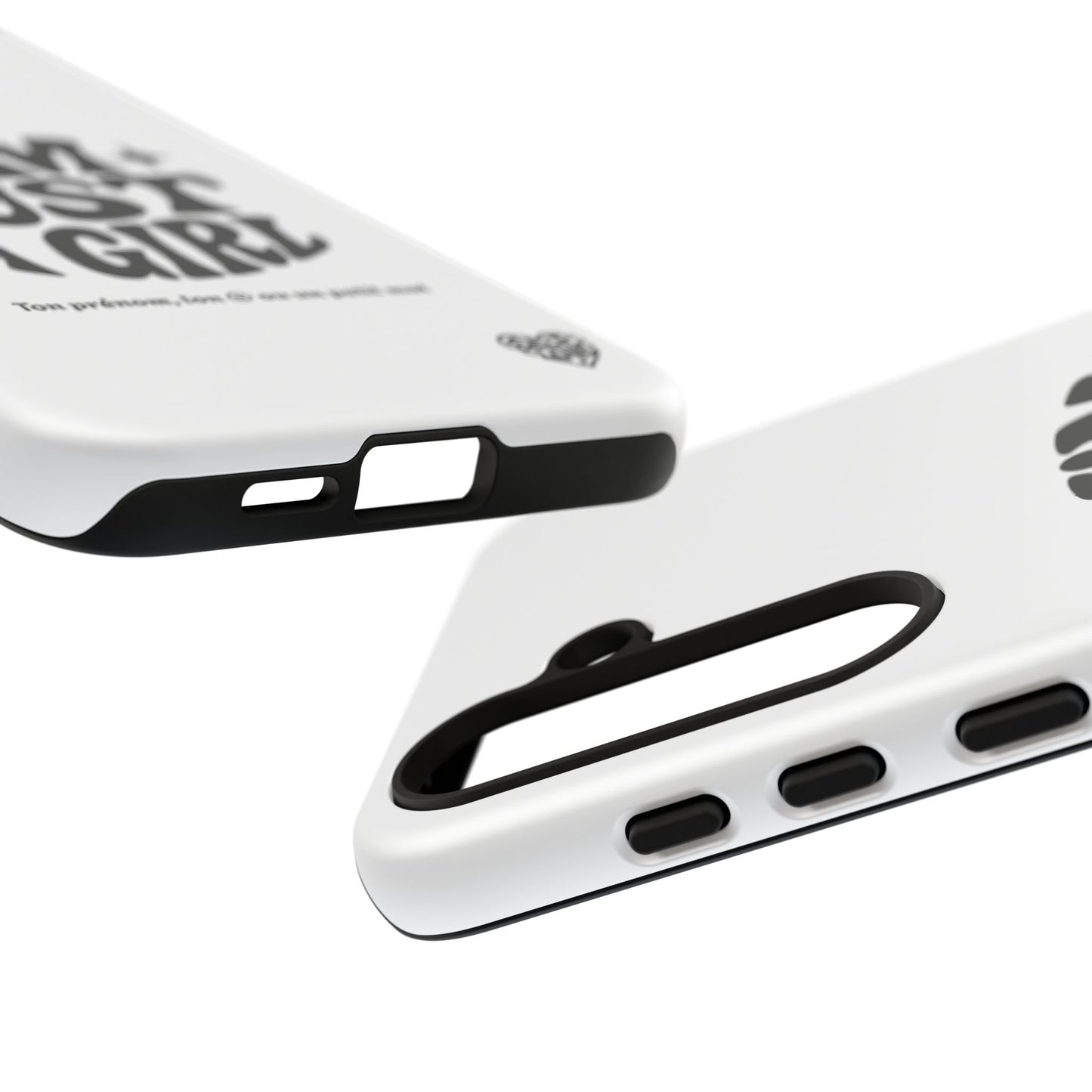 Im Just A Girl - Coque Samsung (blanc)