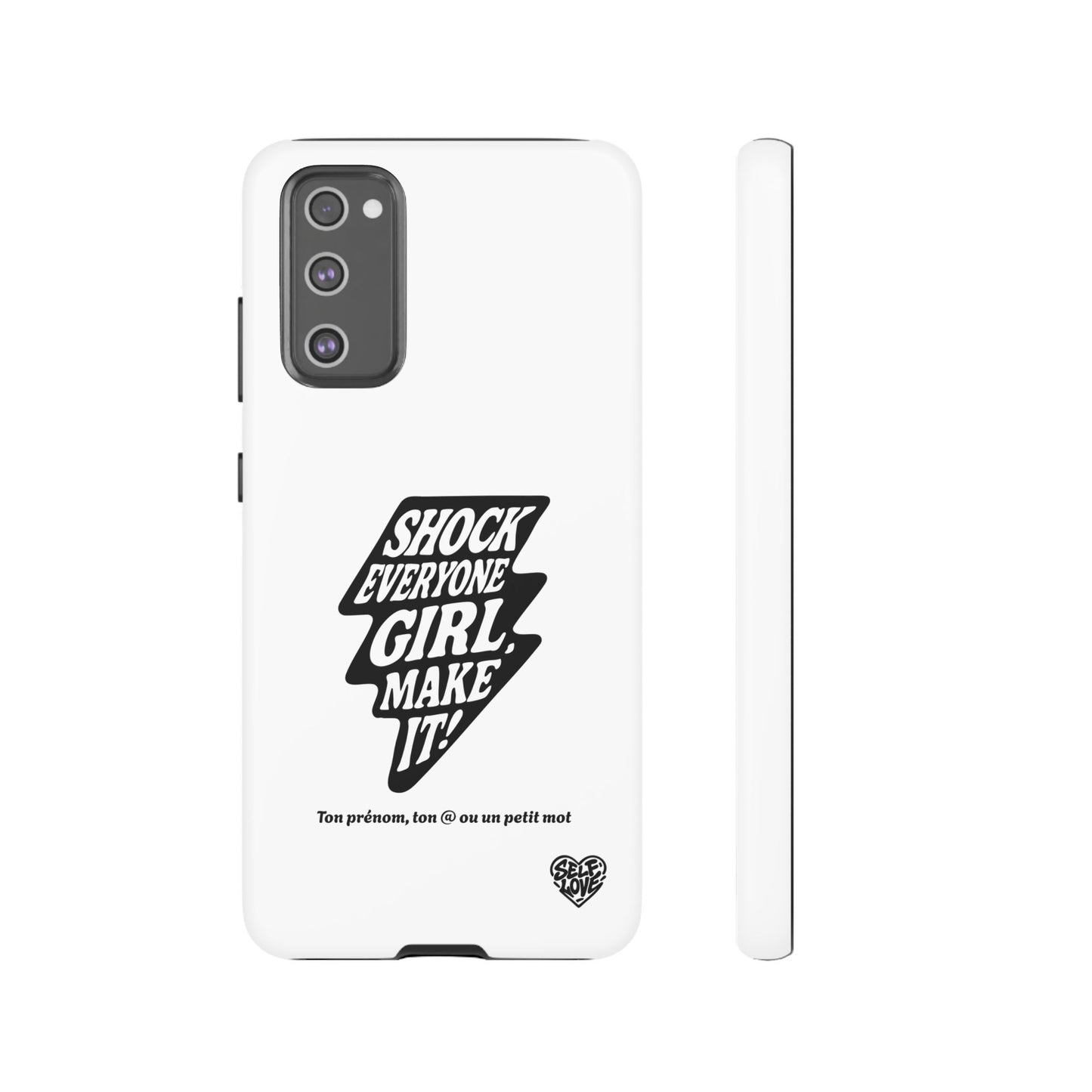 Shock Everyone - Coque Samsung (blanc)