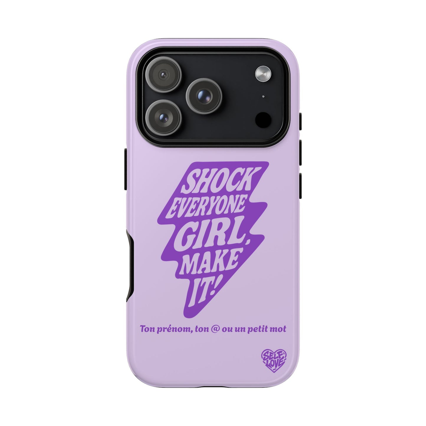 Shock Everyone - Coque iPhone (violet)