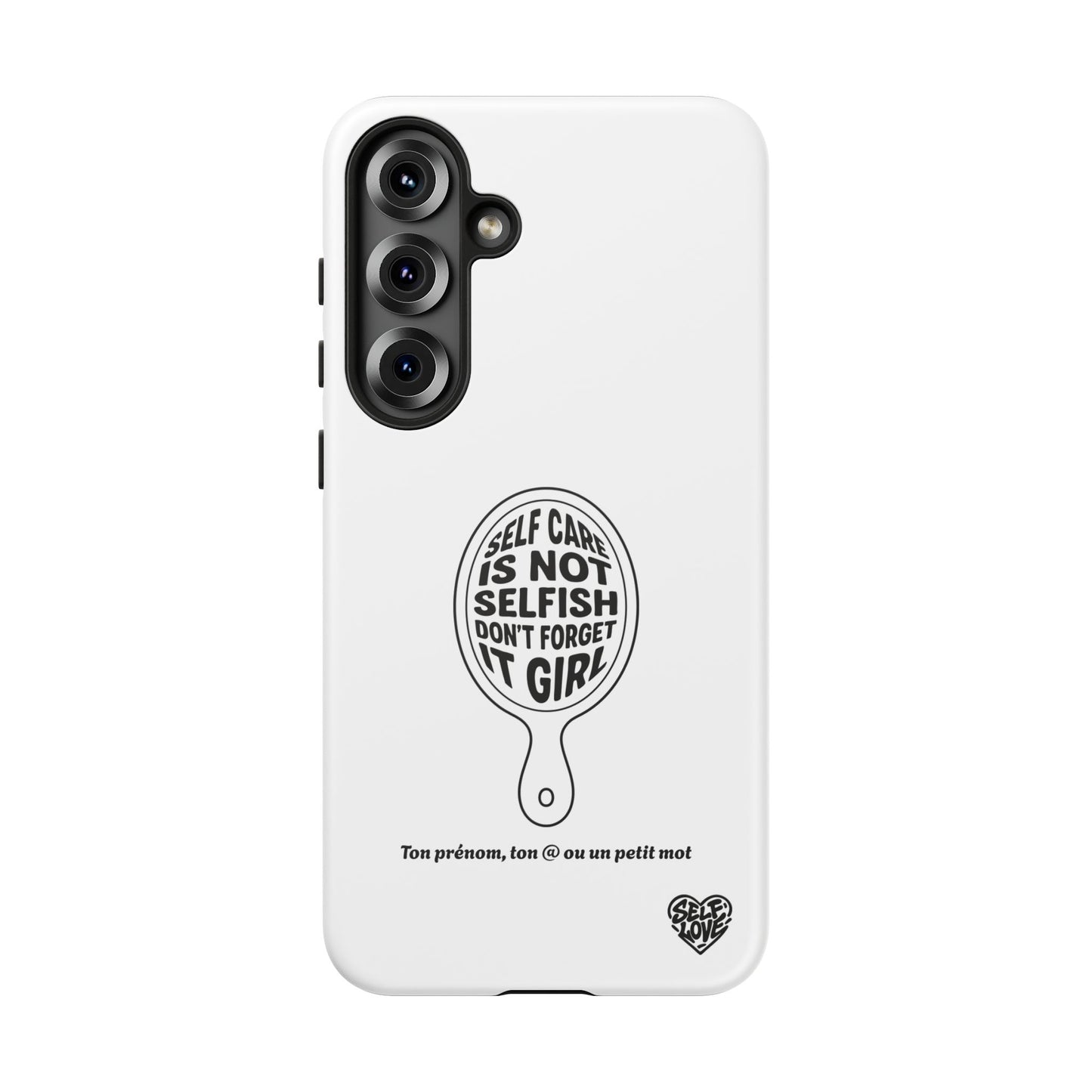 Self Care - Coque Samsung (blanc)