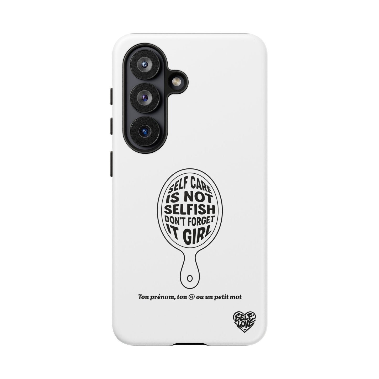 Self Care - Coque Samsung (blanc)
