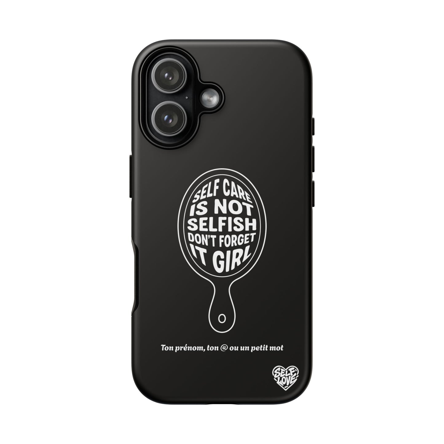 Self Care - Coque iPhone (noir)