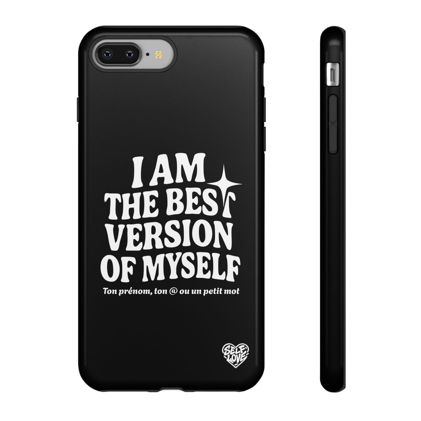I Am The Best Version Of Myself - Coque iPhone (noir)
