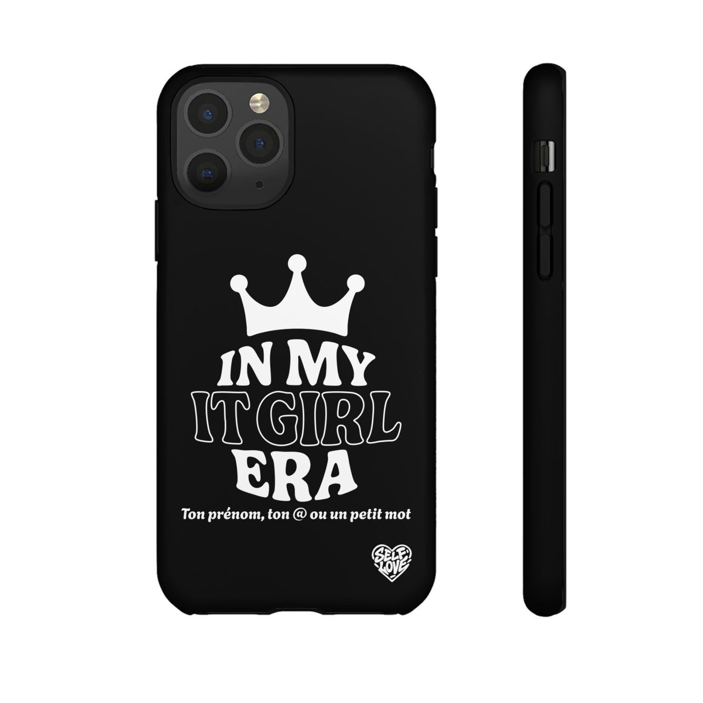 In My It Girl Era - Coque iPhone (noir)