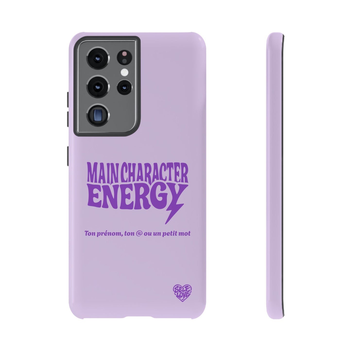 Main Character Energy - Coque Samsung (violet)