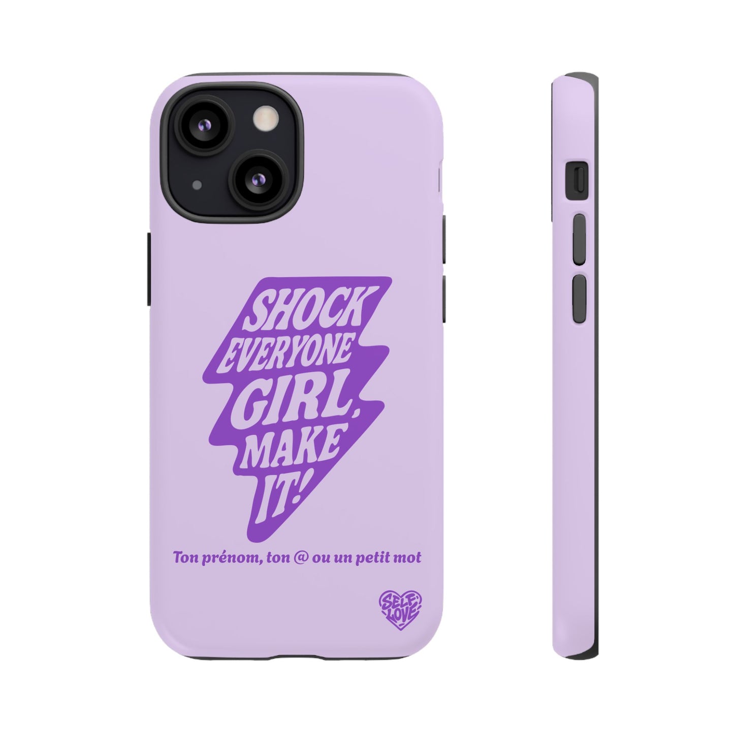 Shock Everyone - Coque iPhone (violet)