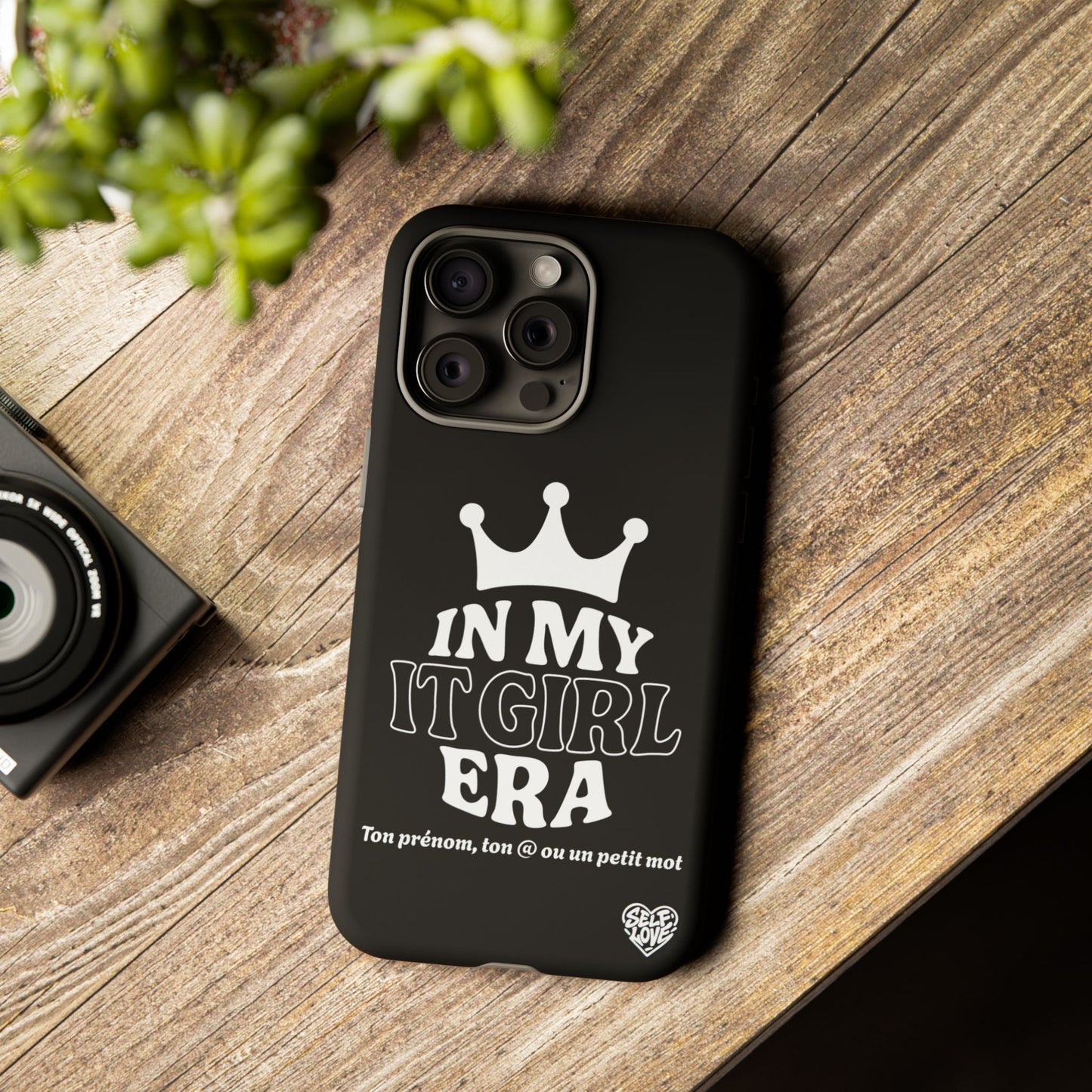 In My It Girl Era - Coque iPhone (noir)