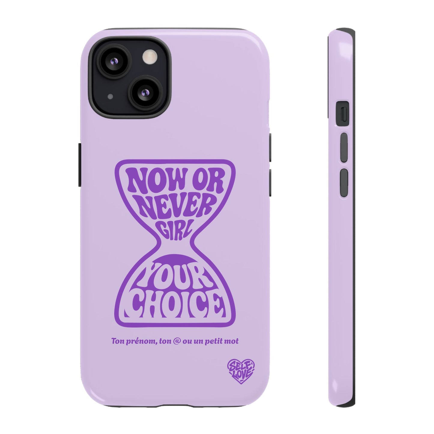 Now Or Never Girl - Coque iPhone (violet)
