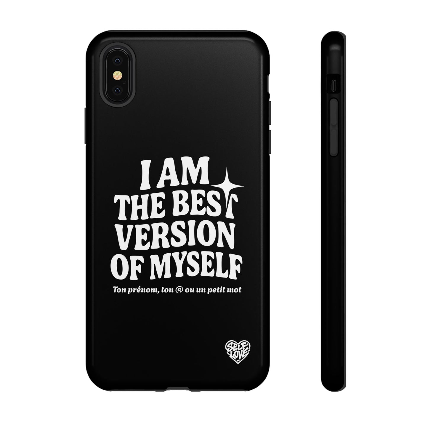 I Am The Best Version Of Myself - Coque iPhone (noir)