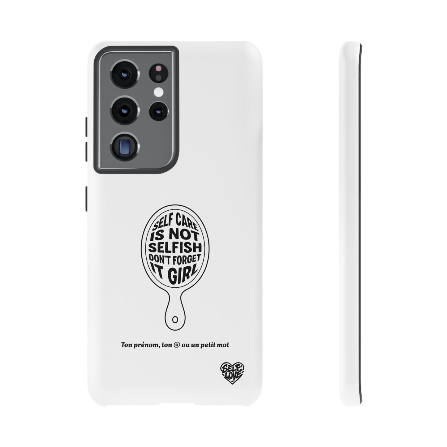Self Care - Coque Samsung (blanc)