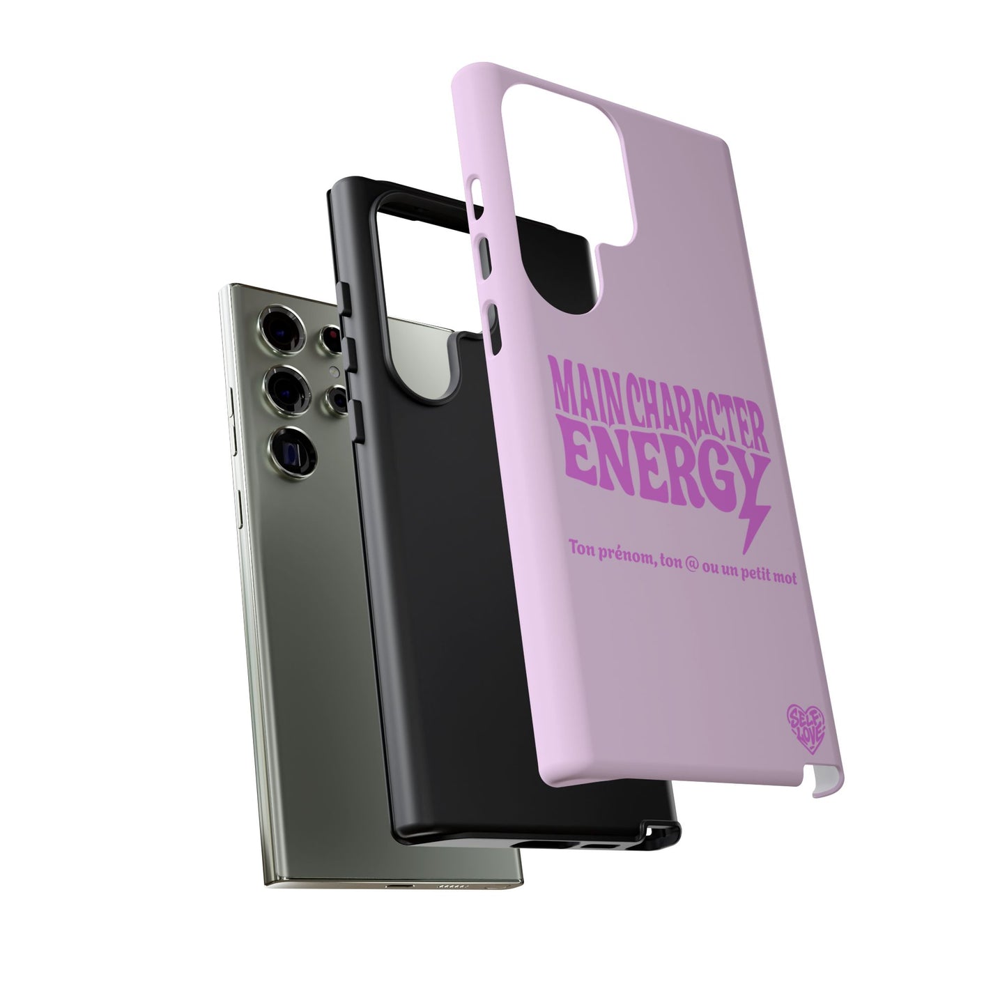 Main Character Energy - Coque Samsung (rose)