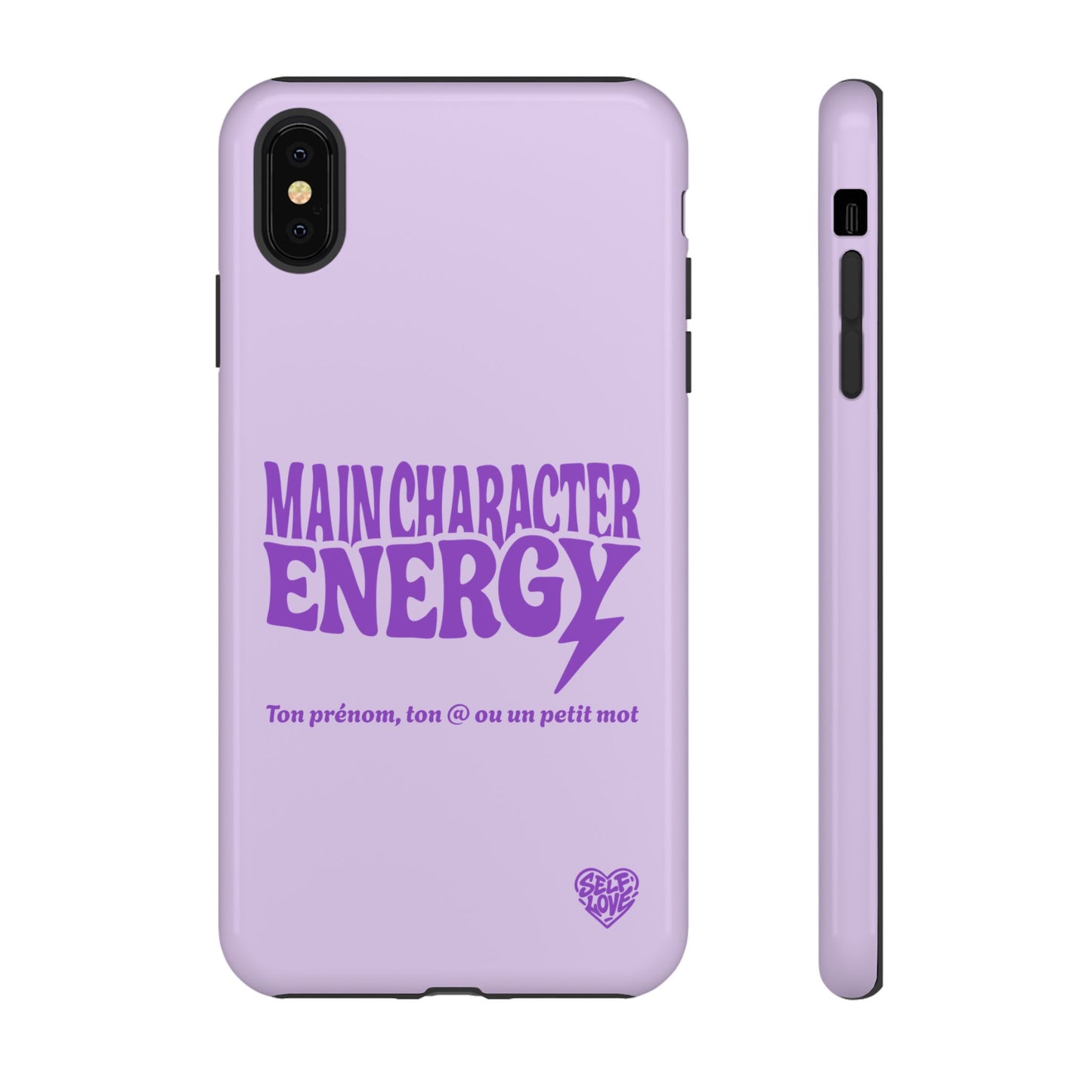 Main Character Energy - Coque iPhone (violet)