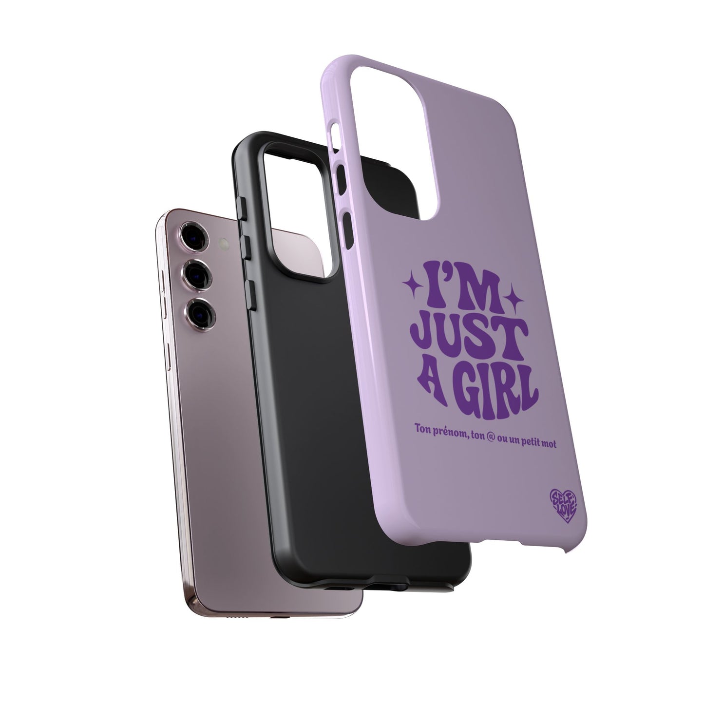 Im Just A Girl - Coque Samsung (violet)