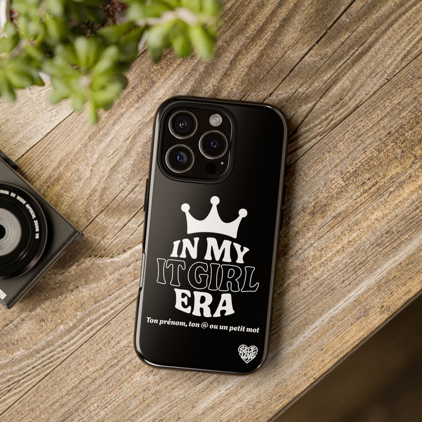 In My It Girl Era - Coque iPhone (noir)