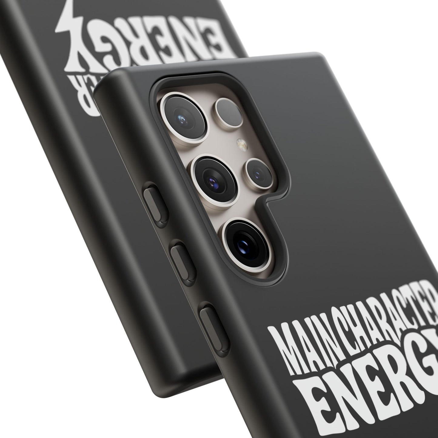 Main Character Energy - Coque Samsung (noir)
