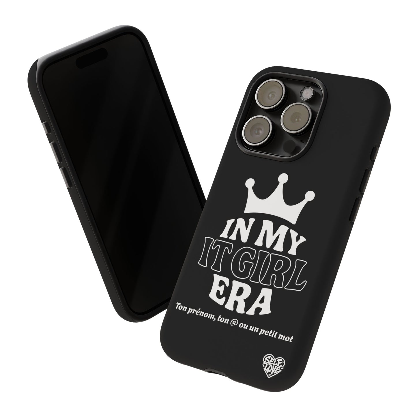 In My It Girl Era - Coque iPhone (noir)