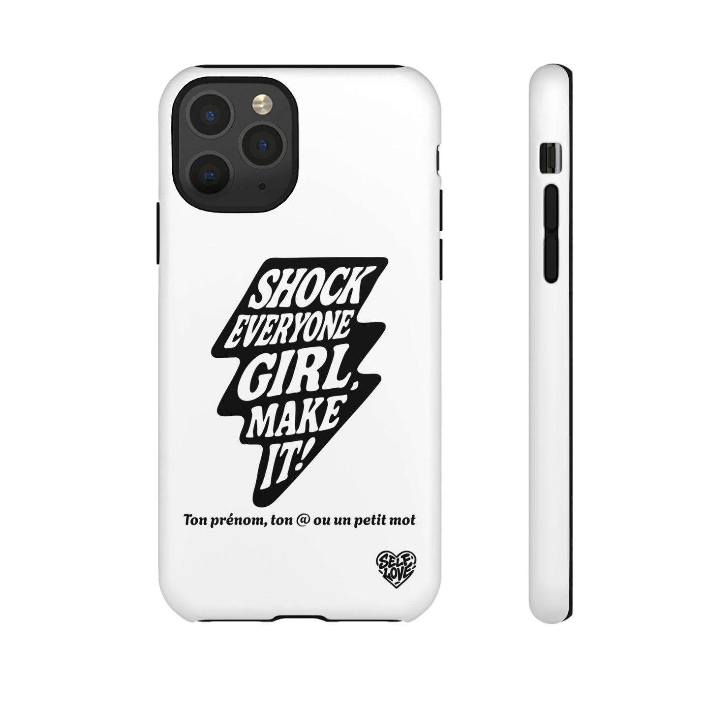 Shock Everyone - Coque iPhone (blanc)