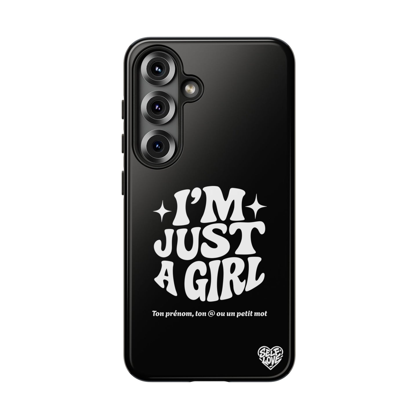 Im Just A Girl - Coque Samsung (noir)