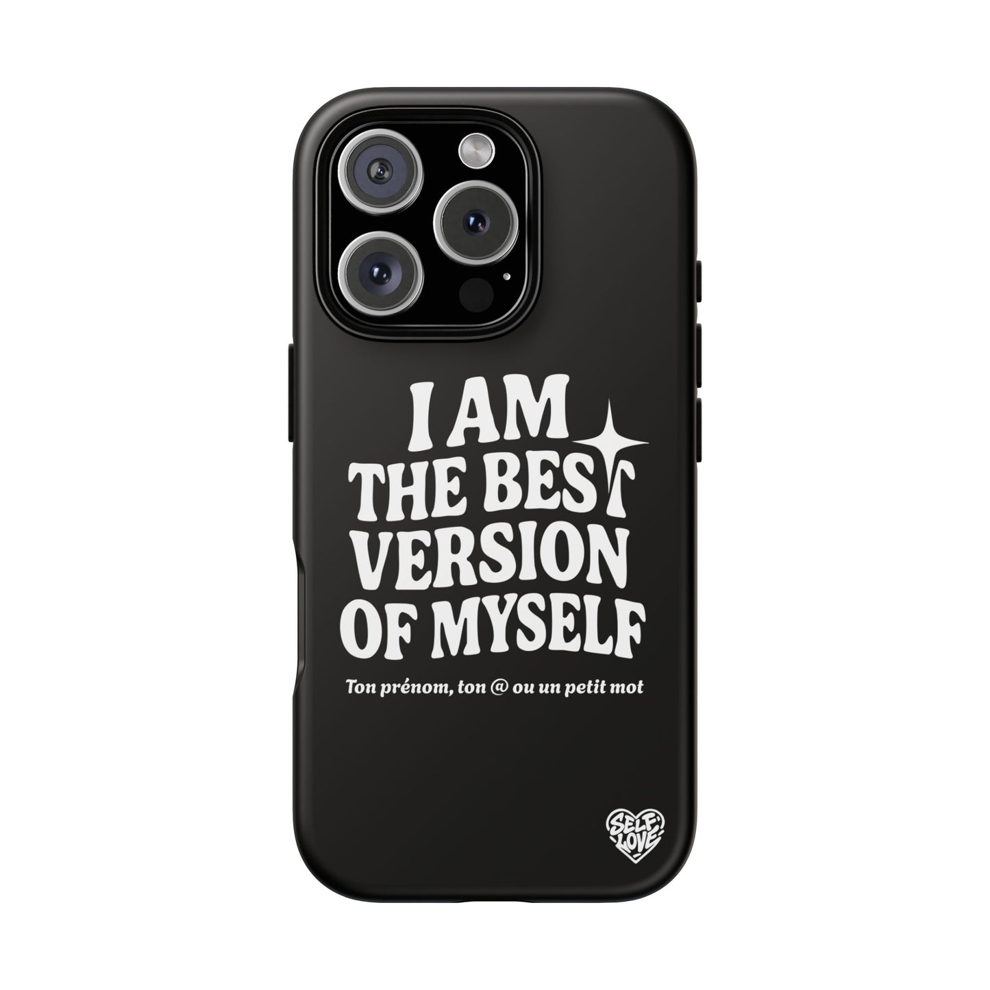 I Am The Best Version Of Myself - Coque iPhone (noir)