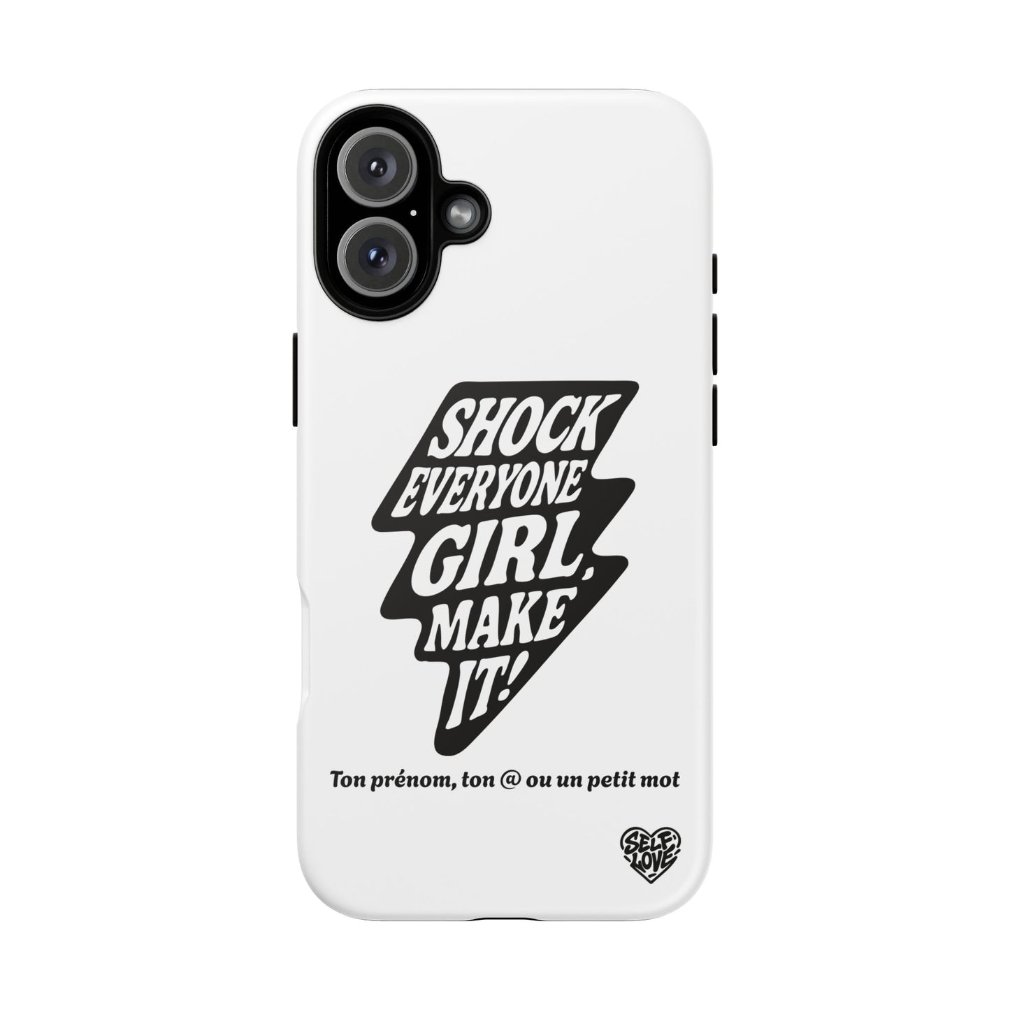 Shock Everyone - Coque iPhone (blanc)