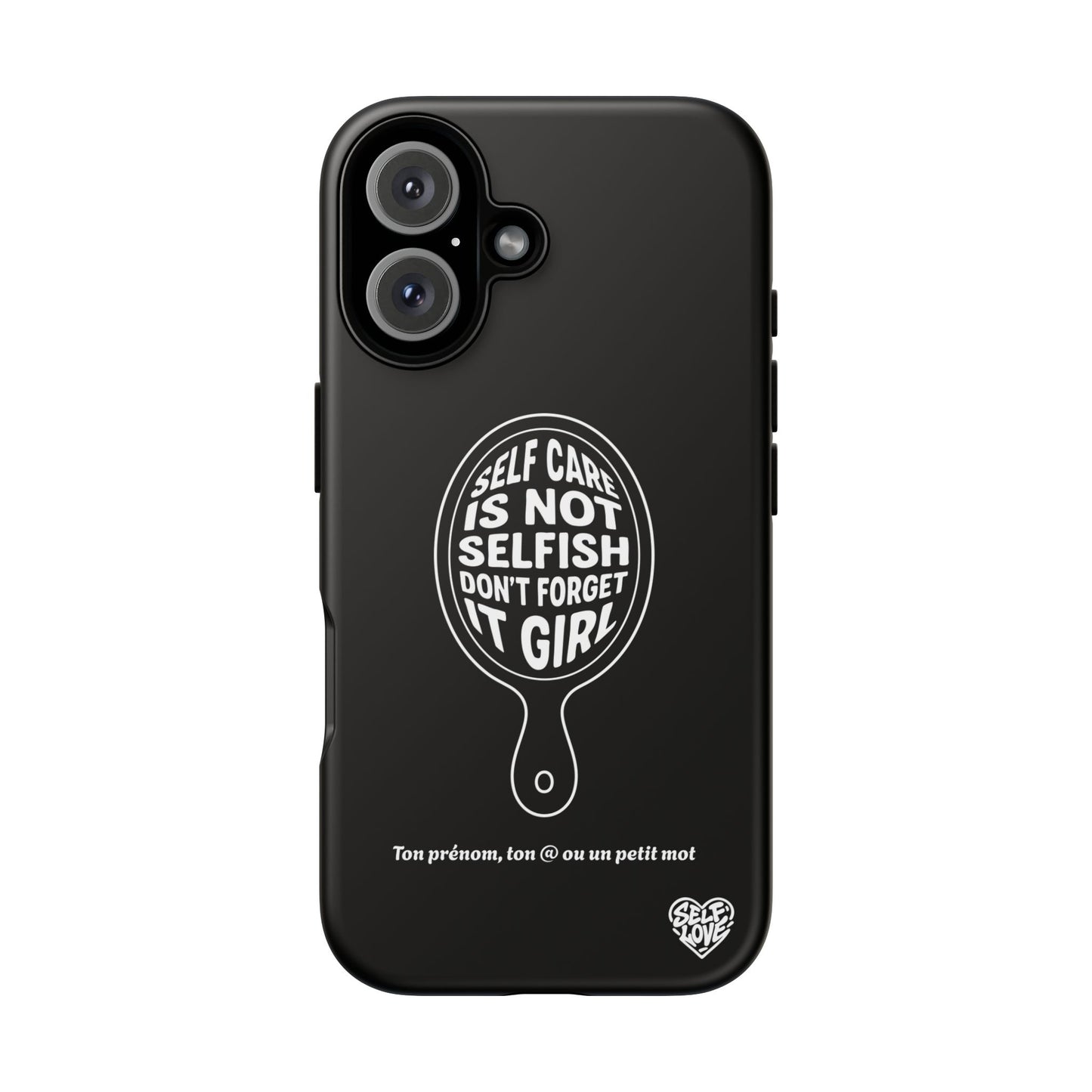 Self Care - Coque iPhone (noir)