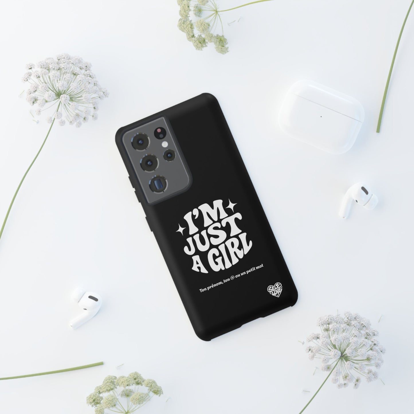 Im Just A Girl - Coque Samsung (noir)