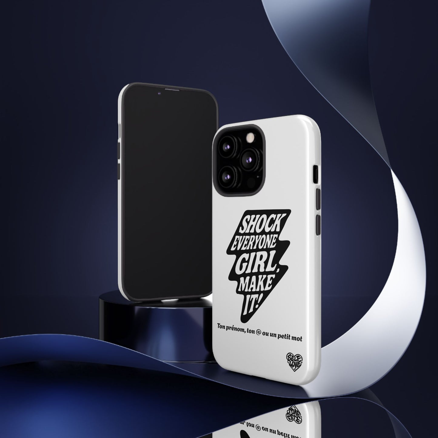 Shock Everyone - Coque iPhone (blanc)