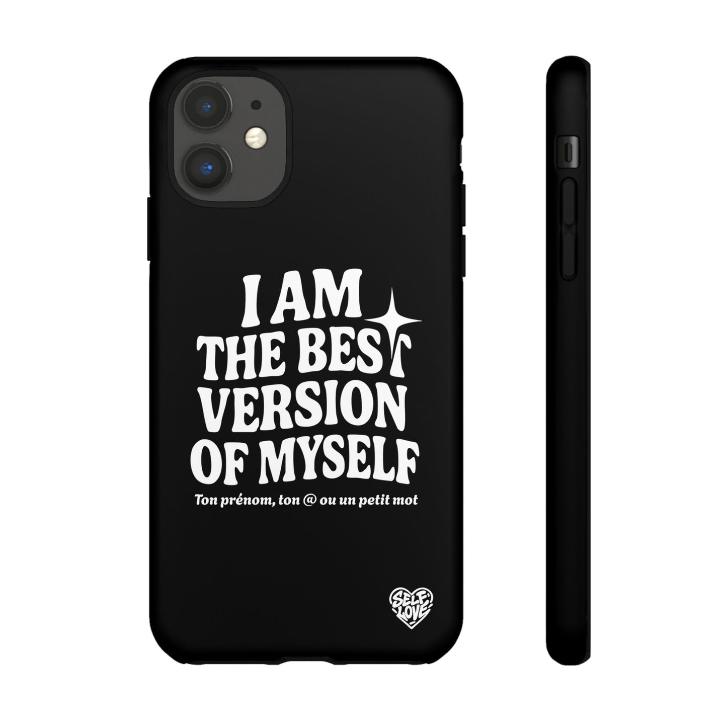 I Am The Best Version Of Myself - Coque iPhone (noir)