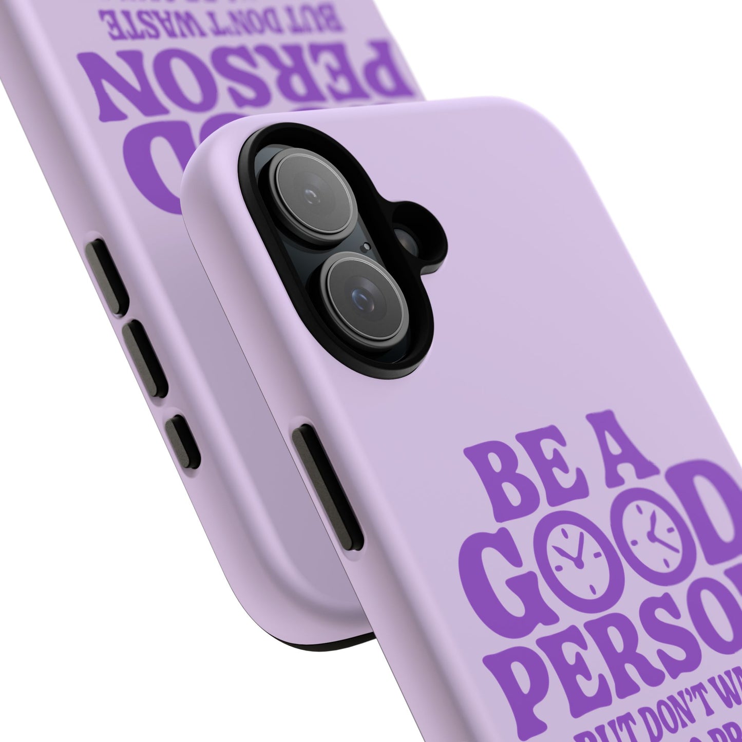 Be A Good Person - Coque iPhone (violet)