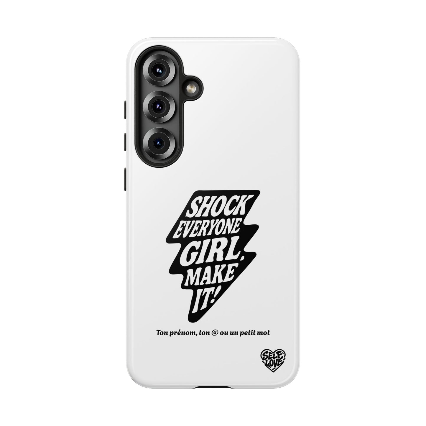 Shock Everyone - Coque Samsung (blanc)
