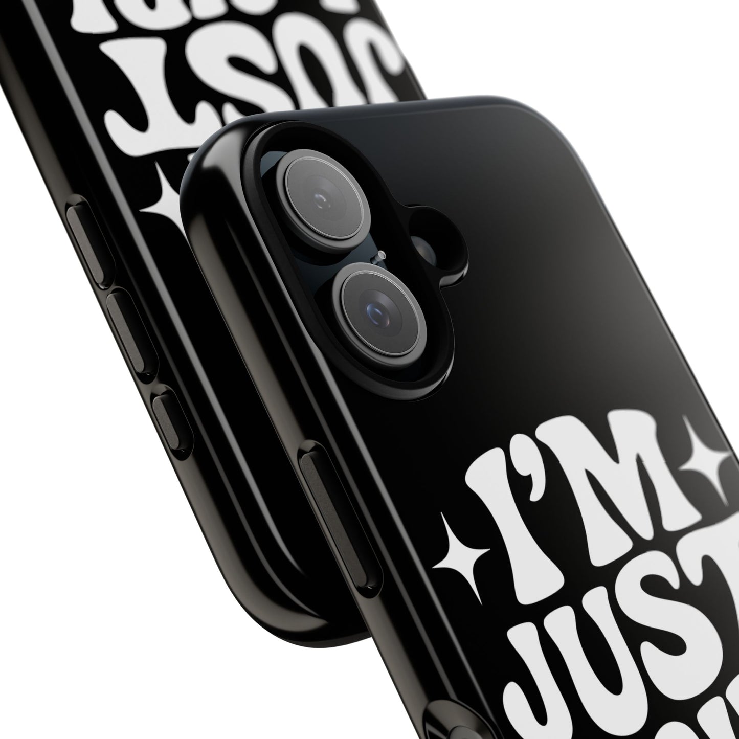 Im Just A Girl - Coque iPhone (noir)