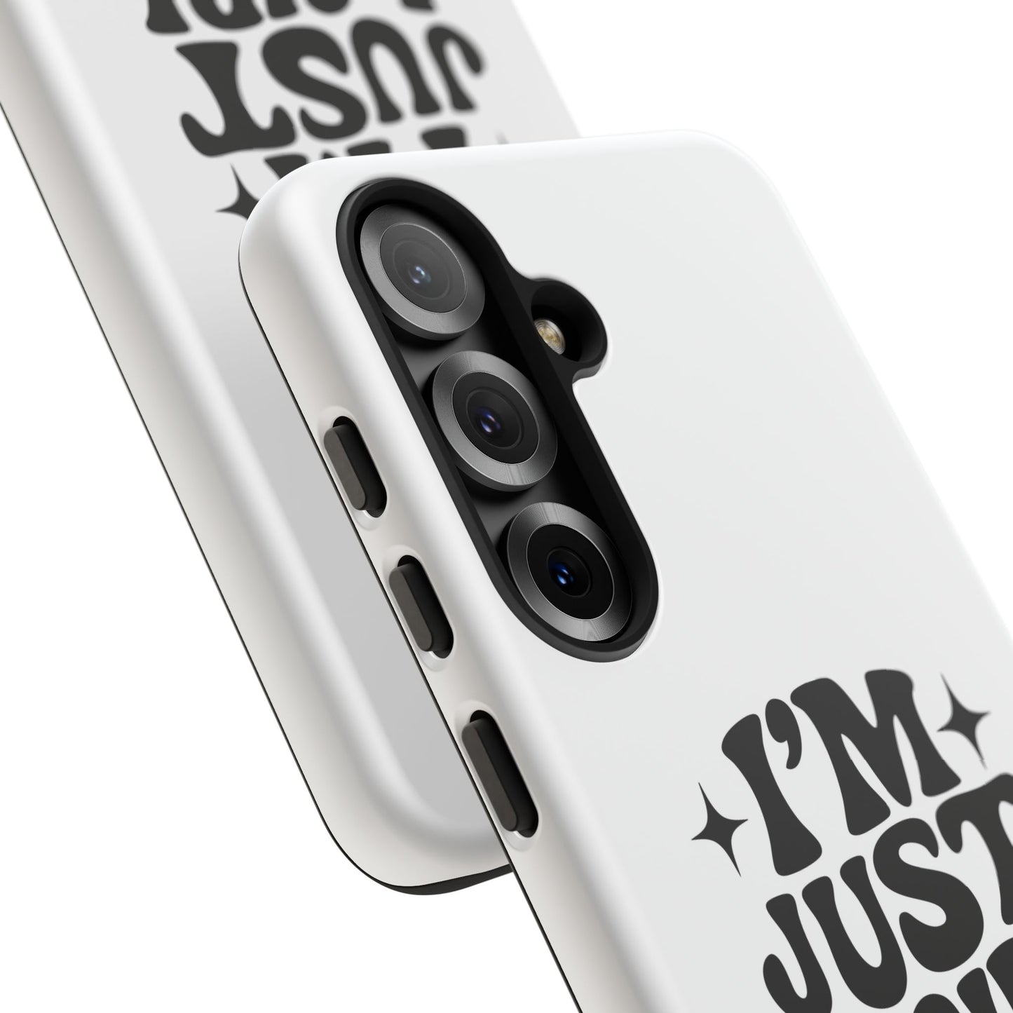 Im Just A Girl - Coque Samsung (blanc)