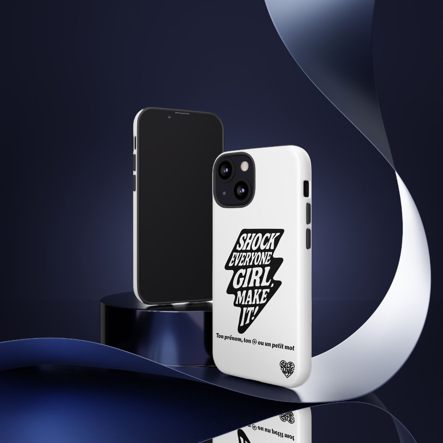 Shock Everyone - Coque iPhone (blanc)