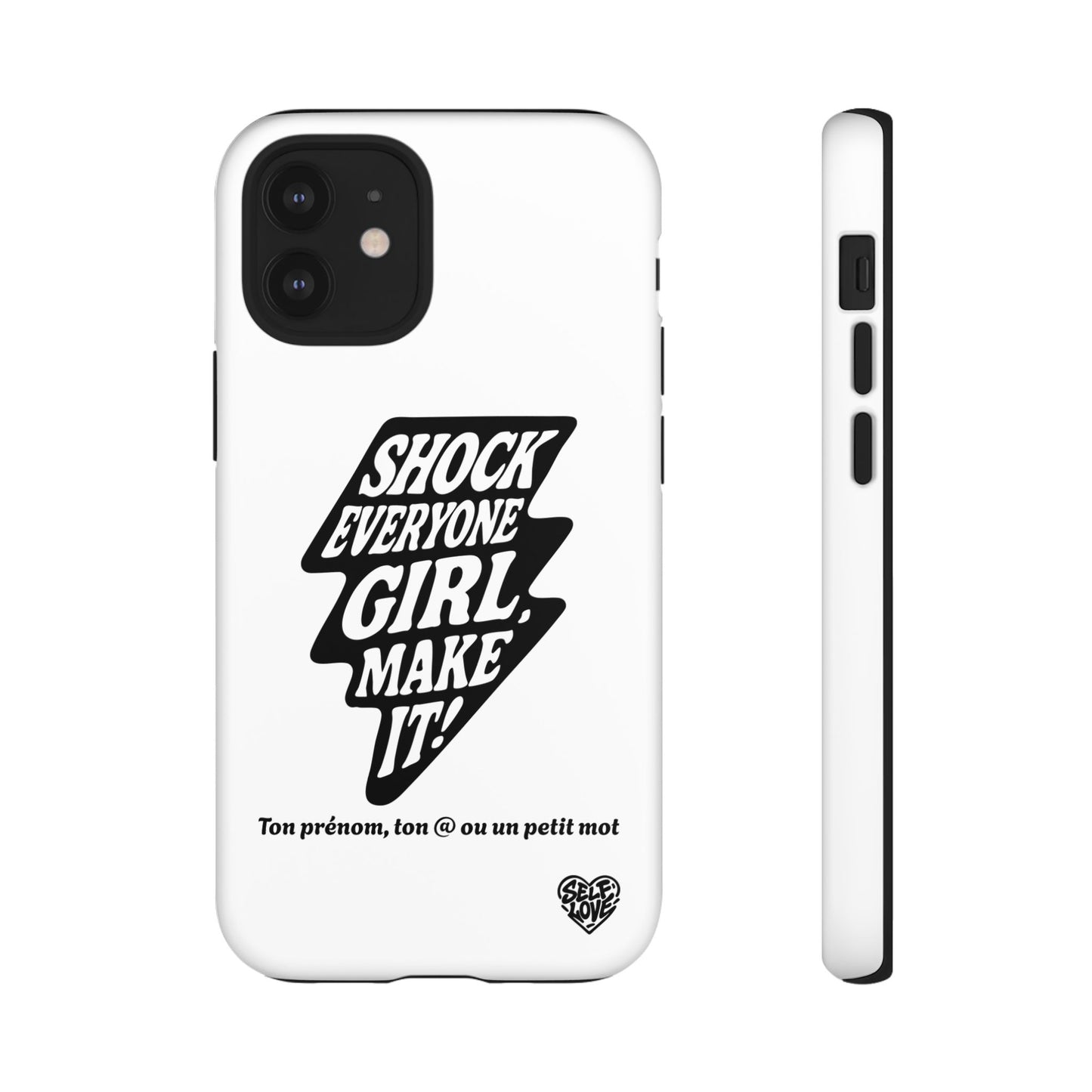 Shock Everyone - Coque iPhone (blanc)