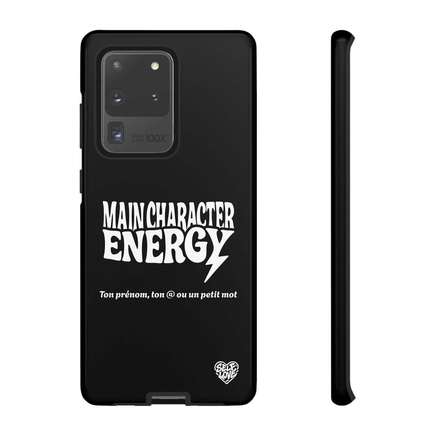 Main Character Energy - Coque Samsung (noir)