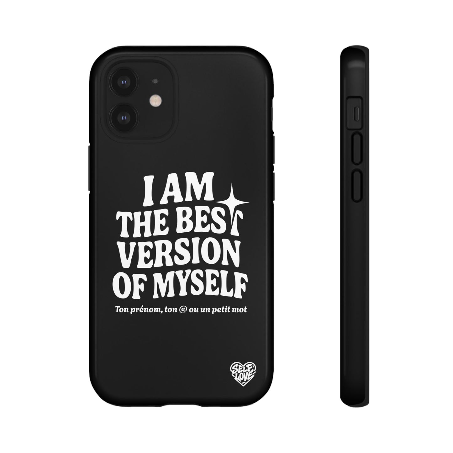I Am The Best Version Of Myself - Coque iPhone (noir)